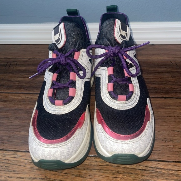 RARE Chunky y2k sneakers Michael Kors sneakers y2k style platform sneakers - Picture 9 of 11